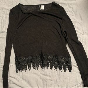 Crop top sweater
